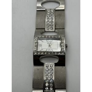 Sliver crystal women's watch
